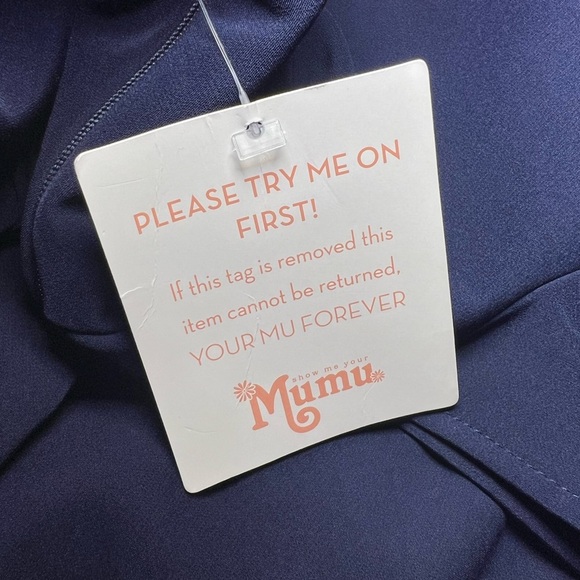 Show Me Your MuMu Geneva Crepe Gown | XXS NWT - Picture 7 of 11